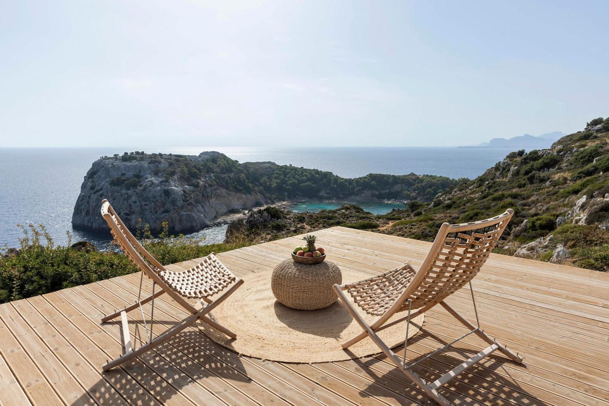 Pristine Seaview Villa , With 5-Star Resort Access Faliraki Exterior foto
